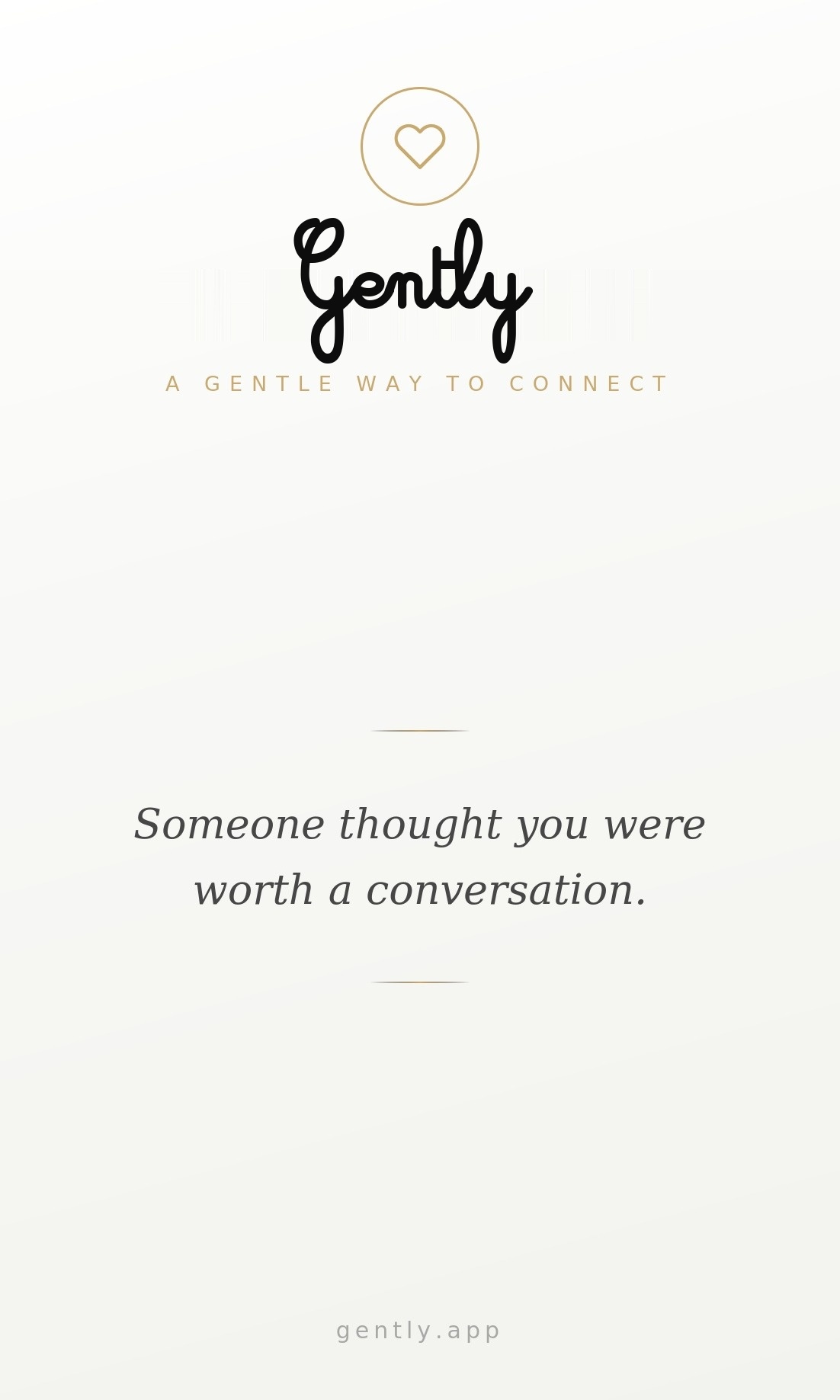 A Gently card